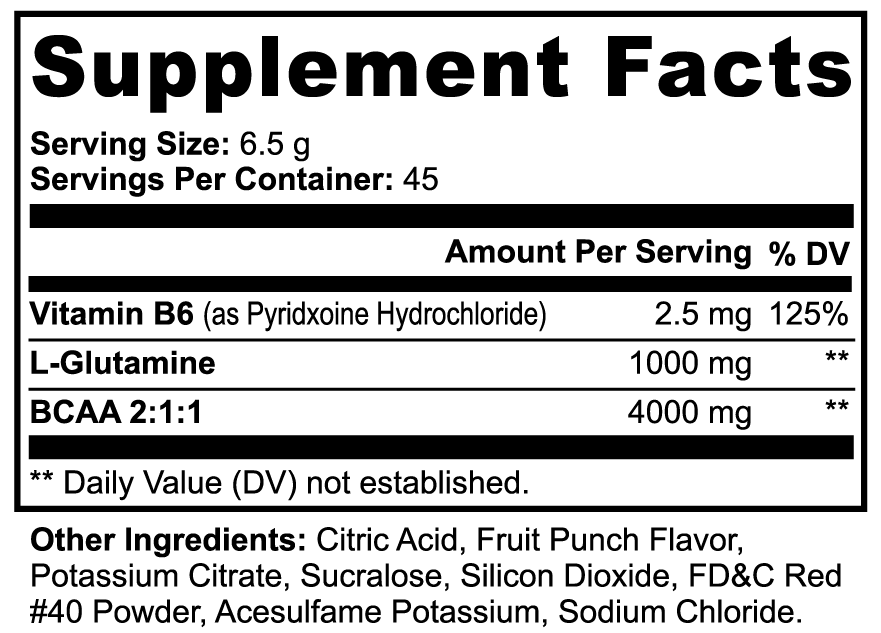 Blitz BCAA (Fruit Punch)